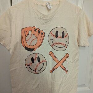 Women's baseball tee shirt